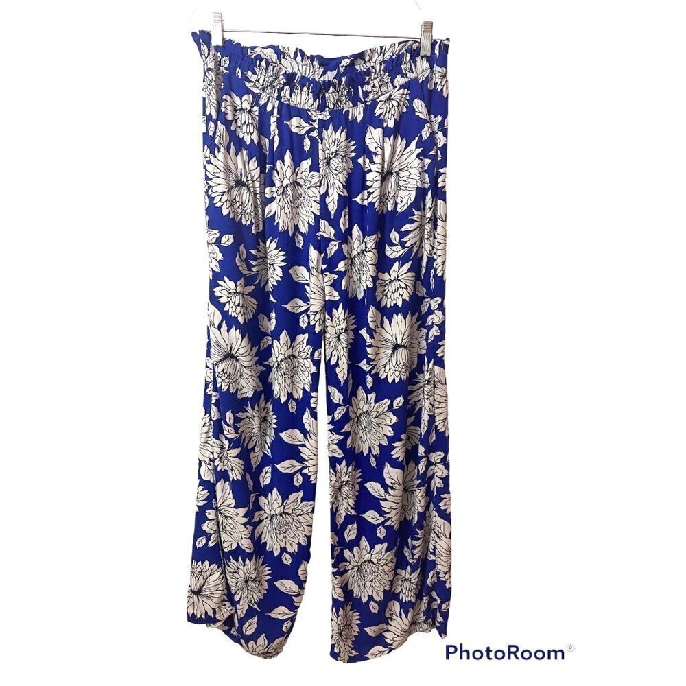 Abound Floral Wide Leg Pants, Large